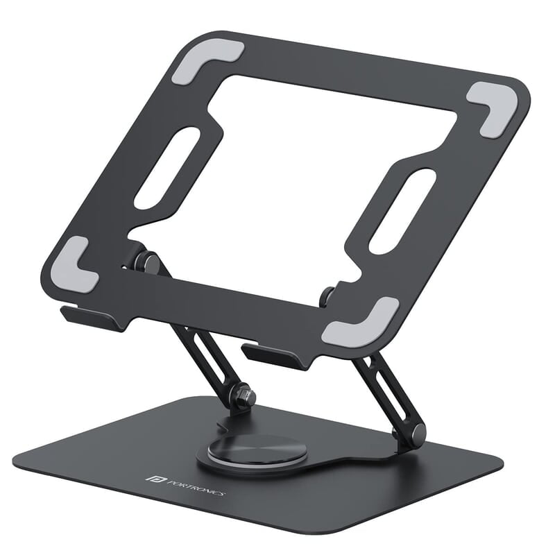 Portronics My Buddy K9 - Portable Laptop Stand - Adjustable elevation levels Portronics My Buddy K9 - Portable Laptop Stand - Adjustable elevation levels