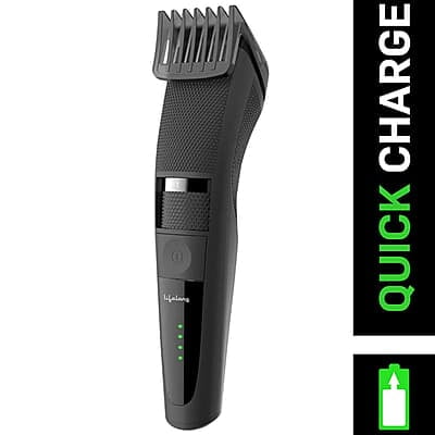 Lifelong Beard Trimmer for Men Quick Charge (2 Hours) | Runtime: 60 Mins 20 Length Settings
