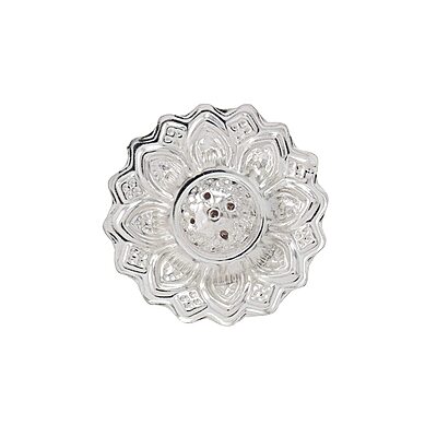 Silver Lotus Agarbatti Stand Silver Lotus Agarbatti Stand