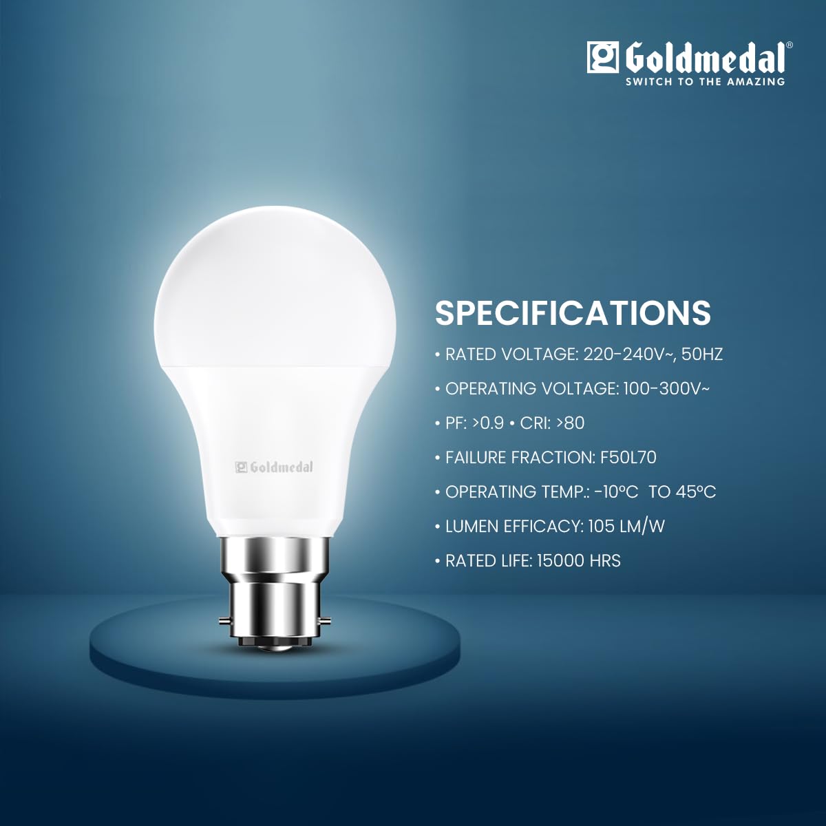 LED Bulb -Warm White (3000K) | 230 Degree Light Coverage | 4kV Surge Protection | High Voltage Protection | LED Bulb -Warm White (3000K) | 230 Degree Light Coverage | 4kV Surge Protection | High Voltage Protection |