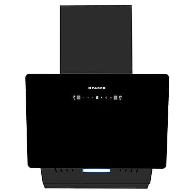 Faber 60cm 1200 m³/hr Vertical Wall Mounted Chimney Filterless Two Way Suction Auto Clean