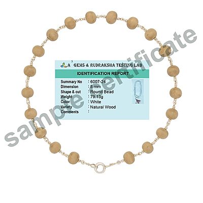 Pure Silver-Tied Tulasi Mala for Ayyappan Devotees Pure Silver-Tied Tulasi Mala for Ayyappan Devotees
