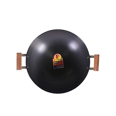 Wonderchef Ebony Aluminium Hard Anodized Deep Kadhai/Kadai with Lid - 30 cm, 6 Litre Wonderchef Ebony Aluminium Hard Anodized Deep Kadhai/Kadai with Lid - 30 cm, 6 Litre