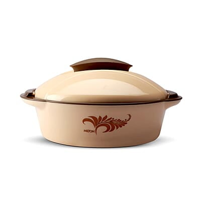 Milton Crisp Dlx 1200 Insulated Inner Steel Casserole, 1.05 Litres Brown Milton Crisp Dlx 1200 Insulated Inner Steel Casserole, 1.05 Litres Brown