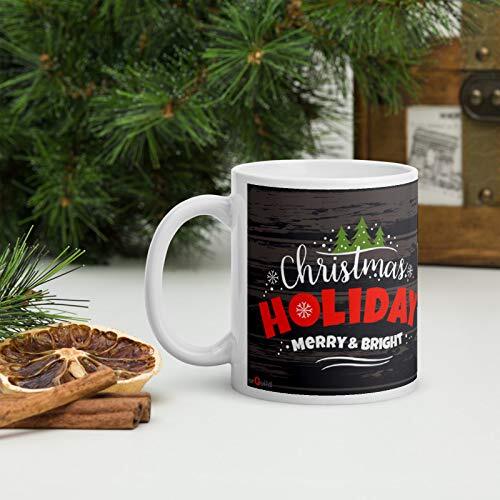Coffee Tea Mug Ceramic 350 ml | Christmas Theme Name Design Coffee Tea Mug Ceramic 350 ml | Christmas Theme Name Design