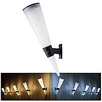 Cone Model Solar Wall Light  Waterproof Wall Lamp For Home Outdoor Garden