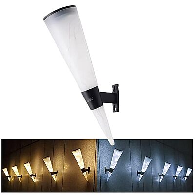 Cone Model Solar Wall Light  Waterproof Wall Lamp For Home Outdoor Garden