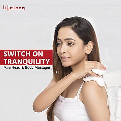 Lifelong Battery Powered Mini Head and Body Massager