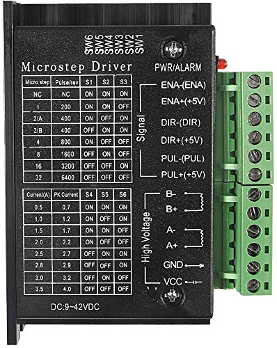 TB6600 Stepper Motor Driver Controller 4A 9~42V TTL 16 Micro-Step CNC 1 Axis