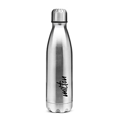MILTON Shine 800 Stainless Steel Water Bottle, 700 ml Single walled  Leak Proof