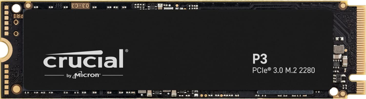 Crucial P3 500GB PCIe 3.0 NVMe SSD