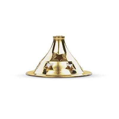 Borosil Medium Size Mangal Diya Decorative Brass Glass Oil Lamp |