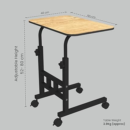 Portronics My Buddy D Wood Multipurpose Movable & Adjustable Table for Computer & Laptop(Brown) Portronics My Buddy D Wood Multipurpose Movable & Adjustable Table for Computer & Laptop(Brown)