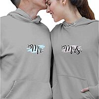 Men's & Women's Casual MR & MRS Printed Full Sleeve Cotton