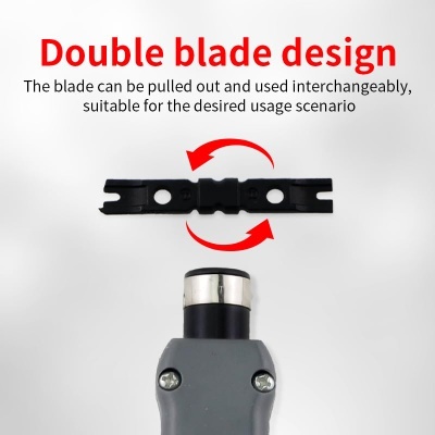 Punch Down Tool (HT-314B ) With 110 Modules , Multifunctional Wire stripper Cutter Tool ,Ethernet Punching Tool For CAT5E/6E Network Cables Punch Down Tool (HT-314B ) With 110 Modules , Multifunctional Wire stripper Cutter Tool ,Ethernet Punching Tool For CAT5E/6E Network Cables