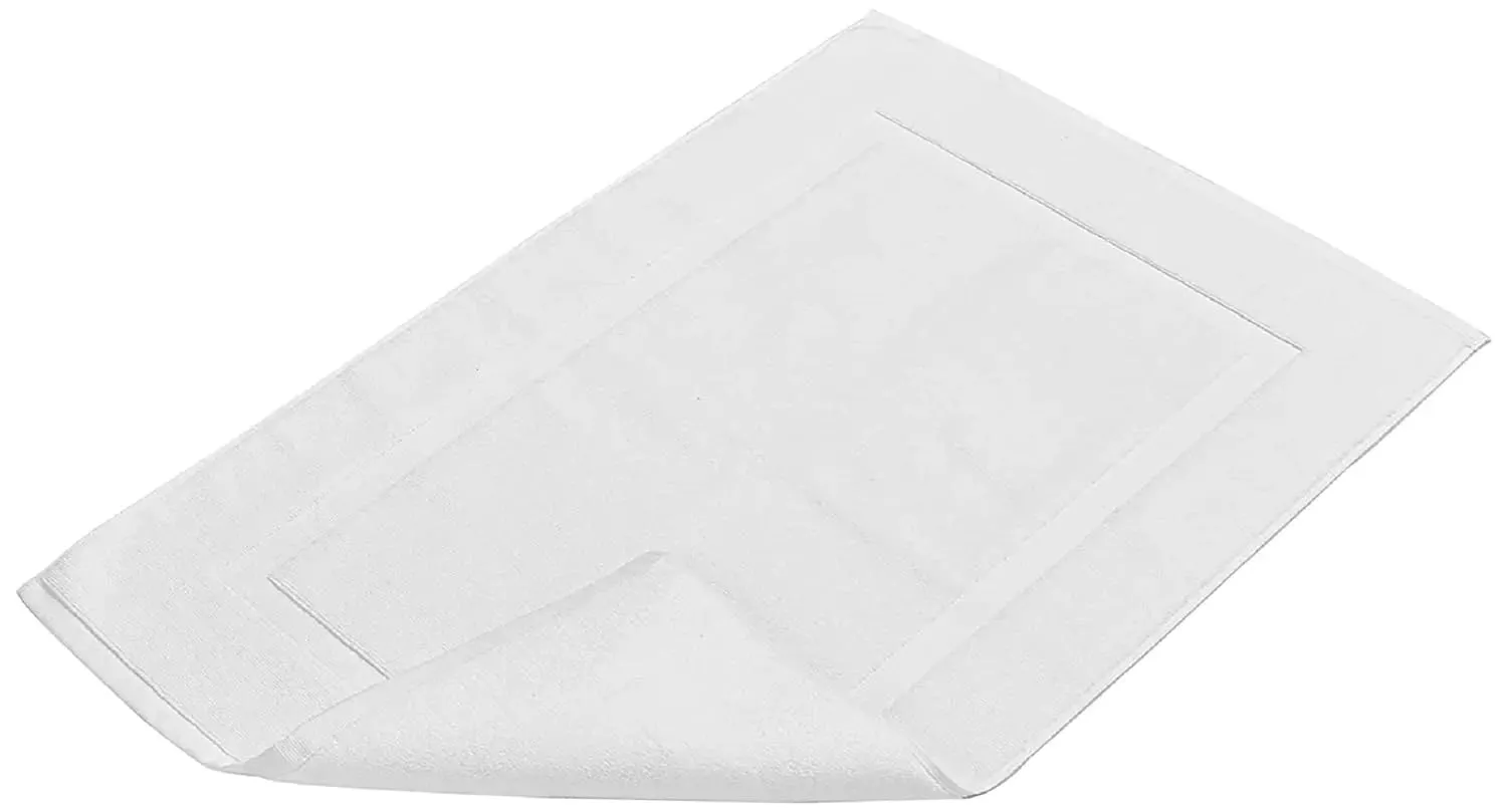 Sofrito Cotton Bath Mat - Divine - White