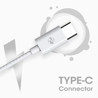 ZEBRONICS Zeb-Buds C2 in Ear Type C Wired Earphones with Mic, Braided 1.2 Metre Cable, Metallic Design, 10mm Drivers, in Line Mic & Volume Controller