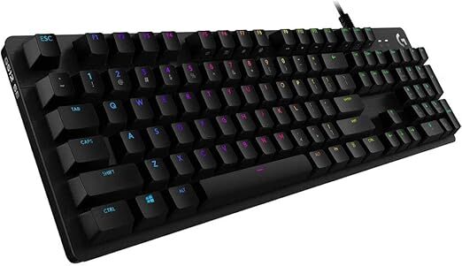 Logitech RGB Backlit Mechanical Wired Gaming Keyboard (Carbon) G 512 Logitech RGB Backlit Mechanical Wired Gaming Keyboard (Carbon) G 512