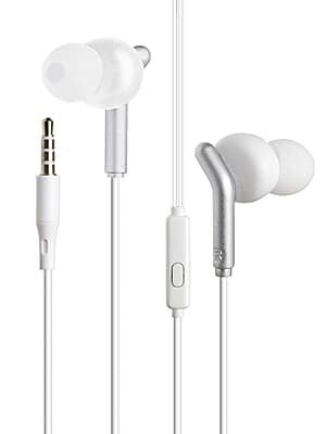 Zebronics Zeb-Bro in Ear Wired Earphones with Mic, 3.5mm Audio Jack, 10mm Drivers, Phone/Tablet Compatible