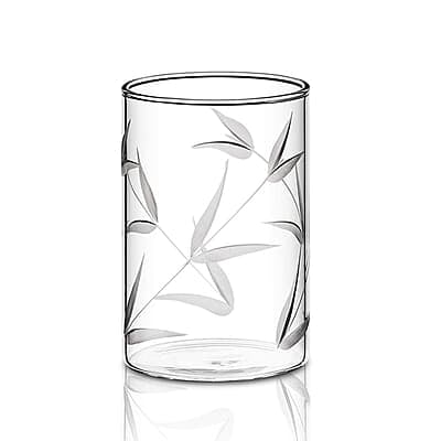 Borosil 295 ml Set of 6 pcs Bouquet Vision Transparent Drinking Glass | Borosilicate Glass Tumblers for Water, Cold Drinks, Juice| Flame Proof, Microwave & Dishwasher Safe | for Daily use & Gifting