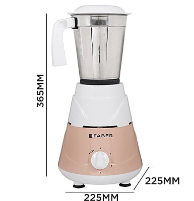 Faber Marvel 500W Blender Mixer Grinder,Low-Noise, Up to 18000 RPM Speed