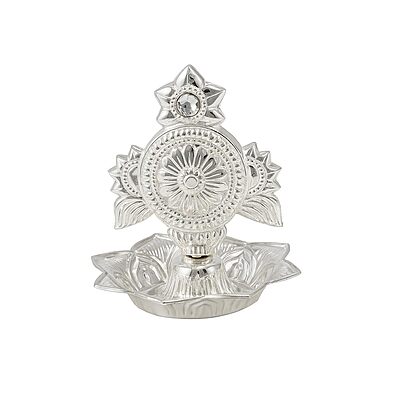 Silver Chank/Chakra Incense Holder
