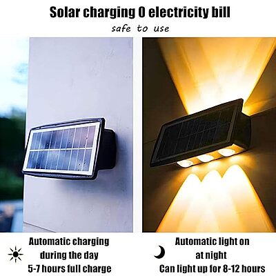 warm white 333 Venus 6 lence wall up down solar light lence model way. warm white 333 Venus 6 lence wall up down solar light lence model way.