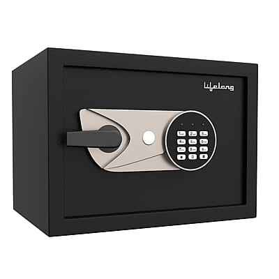 Lifelong Locker For Home&Office 34L-Digital Safe Locker For Security With 5Mm Sturdy Metal Door