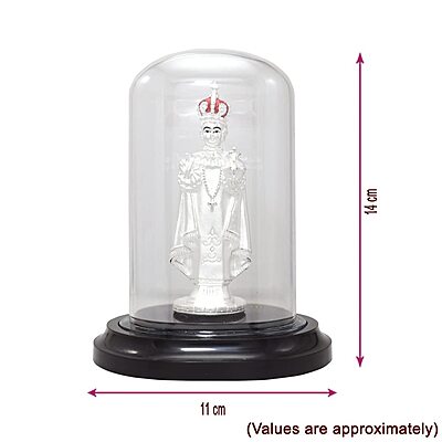 999 Pure Silver Jesus Madha Idol