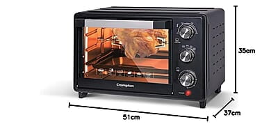 Crompton Tandoori Magic 25 Ltr Oven Toaster Grill (OTG) with Motorissed Rotisserie & Convection