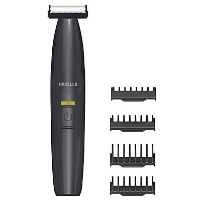 Havells ST8000 Shimmer plus, 5 in 1 rechargeable Dual-Blade Shaver cum Trimmer with 4 Trimming Combs