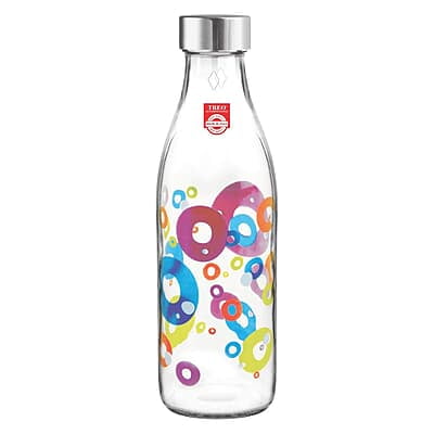Treo by Milton Ivory Premium Glass Printed Bottle 1000 ml, 1 Pc