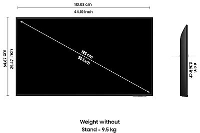 Samsung 125 cm (50 inches) D Series Crystal 4K Vivid Ultra HD Smart LED TV UA50DUE70BKLXL