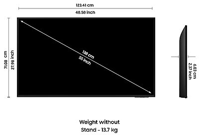 Samsung 138 cm (55 inches) D Series Crystal 4K Vivid Ultra HD Smart LED TV UA55DUE70BKLXL