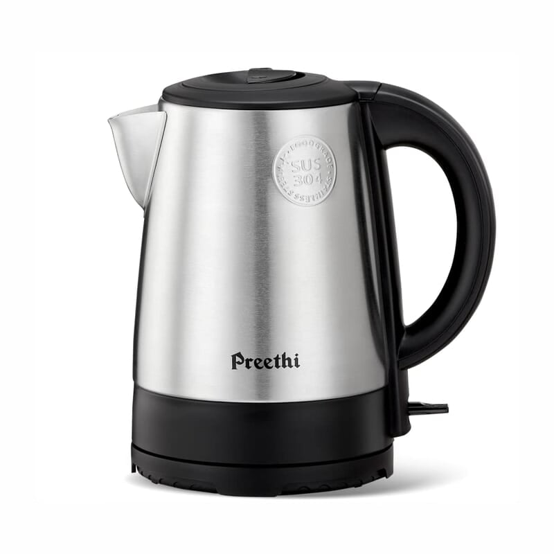 Preethi Armour Insta 1.8 Litre Electric Kettle with Stainless Steel Body, 1500 Watt Preethi Armour Insta 1.8 Litre Electric Kettle with Stainless Steel Body, 1500 Watt