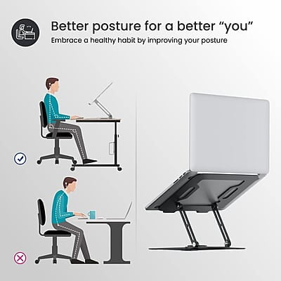 Portronics My Buddy K9 - Portable Laptop Stand - Adjustable elevation levels Portronics My Buddy K9 - Portable Laptop Stand - Adjustable elevation levels