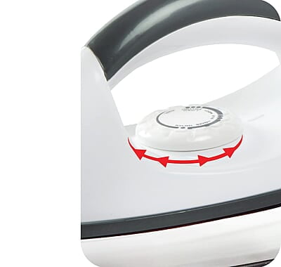 Havells Plastic Era 1000-Watt Dry Iron (Grey/White), 1100 Watts Havells Plastic Era 1000-Watt Dry Iron (Grey/White), 1100 Watts