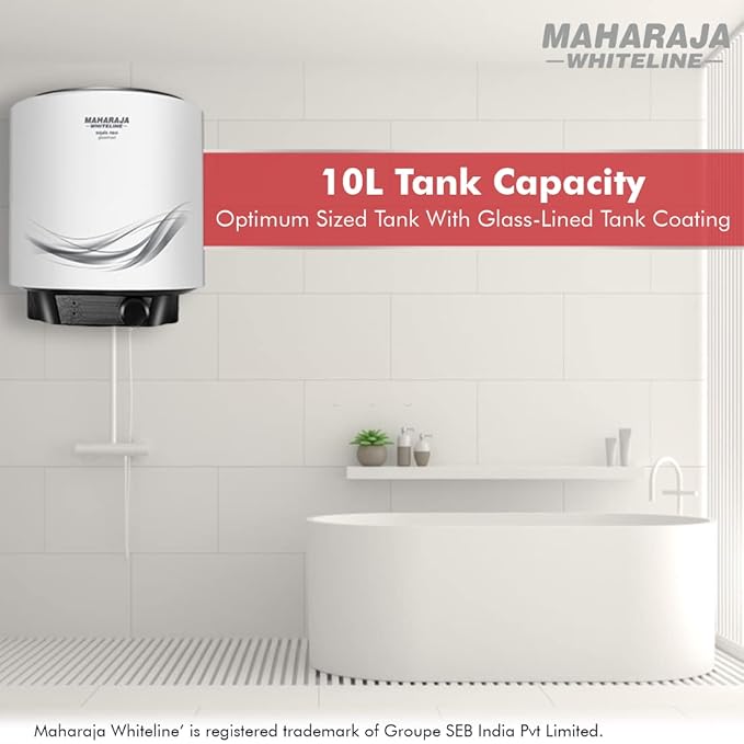 Maharaja Whiteline Aquic Neo Plus Water Heater/Geyser, 10 Liters