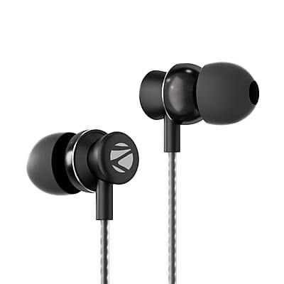 ZEBRONICS BUDS C10 in-Ear Type-C Earphone with in-line Mic, Metallic Design, Volume Control, 1.2m Cable, 10mm Driver