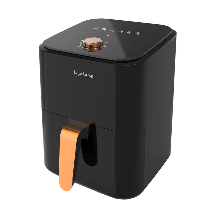 Lifelong Air Fryer 1 Year Warranty 1200W, 4L, Air Fryer for Home, Airfryer, Electric Air-Fryer with 360° Hot Air Lifelong Air Fryer 1 Year Warranty 1200W, 4L, Air Fryer for Home, Airfryer, Electric Air-Fryer with 360° Hot Air