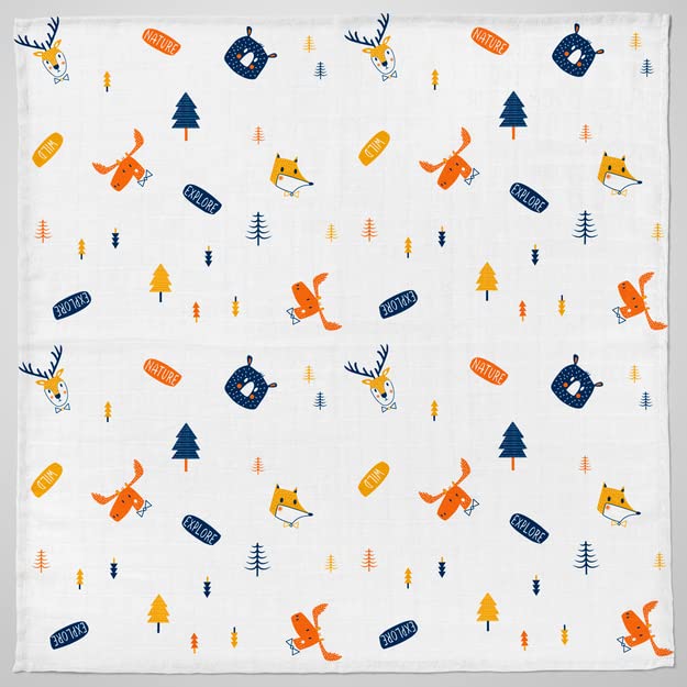 1st Step Muslin Swaddle 100cm*120cm-Pack of 1