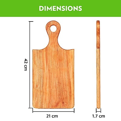 Borosil Dice Organic Neem Wood 17 mm Chopping Board | Eco Friendly, Anti-Microbial | for Chopping, Cutting, Dicing & Serving Vegetable & Fruits | Brown Borosil Dice Organic Neem Wood 17 mm Chopping Board | Eco Friendly, Anti-Microbial | for Chopping, Cutting, Dicing & Serving Vegetable & Fruits | Brown