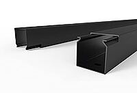 45mm X45mm X100cm PVC Black Cable Ducts/Trays 45mm X45mm X100cm PVC Black Cable Ducts/Trays