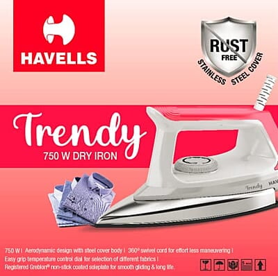 Havells Trendy 750 watt Dry Iron