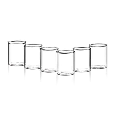 Borosil - Vision Glass Set, 120 Ml, Set of 6, Transparent