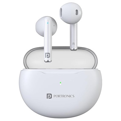 Portronics Twins S20 in Ear TWS Earbuds with 35 Hour Playtime, Touch Control, Low Latency, Game & Music Mode, 13mm Bass Dynamic Driver, IPX5 Water & Sweat Resistance, Type C Fast Charging Portronics Twins S20 in Ear TWS Earbuds with 35 Hour Playtime, Touch Control, Low Latency, Game & Music Mode, 13mm Bass Dynamic Driver, IPX5 Water & Sweat Resistance, Type C Fast Charging