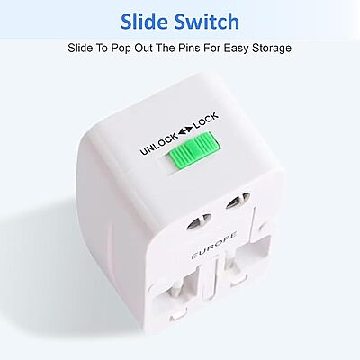 International Worldwide Adapter 125V 6A & 13A (China/Europe/UK/USA/India) International Worldwide Adapter 125V 6A & 13A (China/Europe/UK/USA/India)