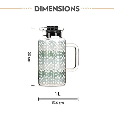 BOROSIL MICROWAVABLE KLIP - N - STORE SQUARE-800ML