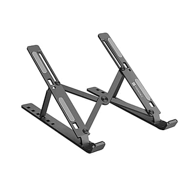 Portronics My Buddy K Portable Laptop Stand with Adjustable Height, Foldable, OverHeating Protection for Laptops & MacBooks