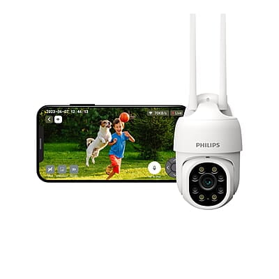 PHILIPS HSP3800 Smart 360° WiFi Outdoor Security Camera